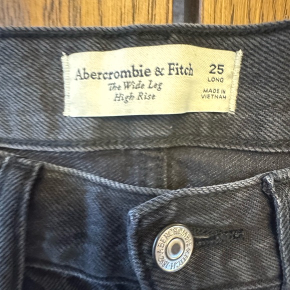 Abercrombie & Fitch Women's 25 L Long The Wide Leg High Rise - Picture 3 of 11